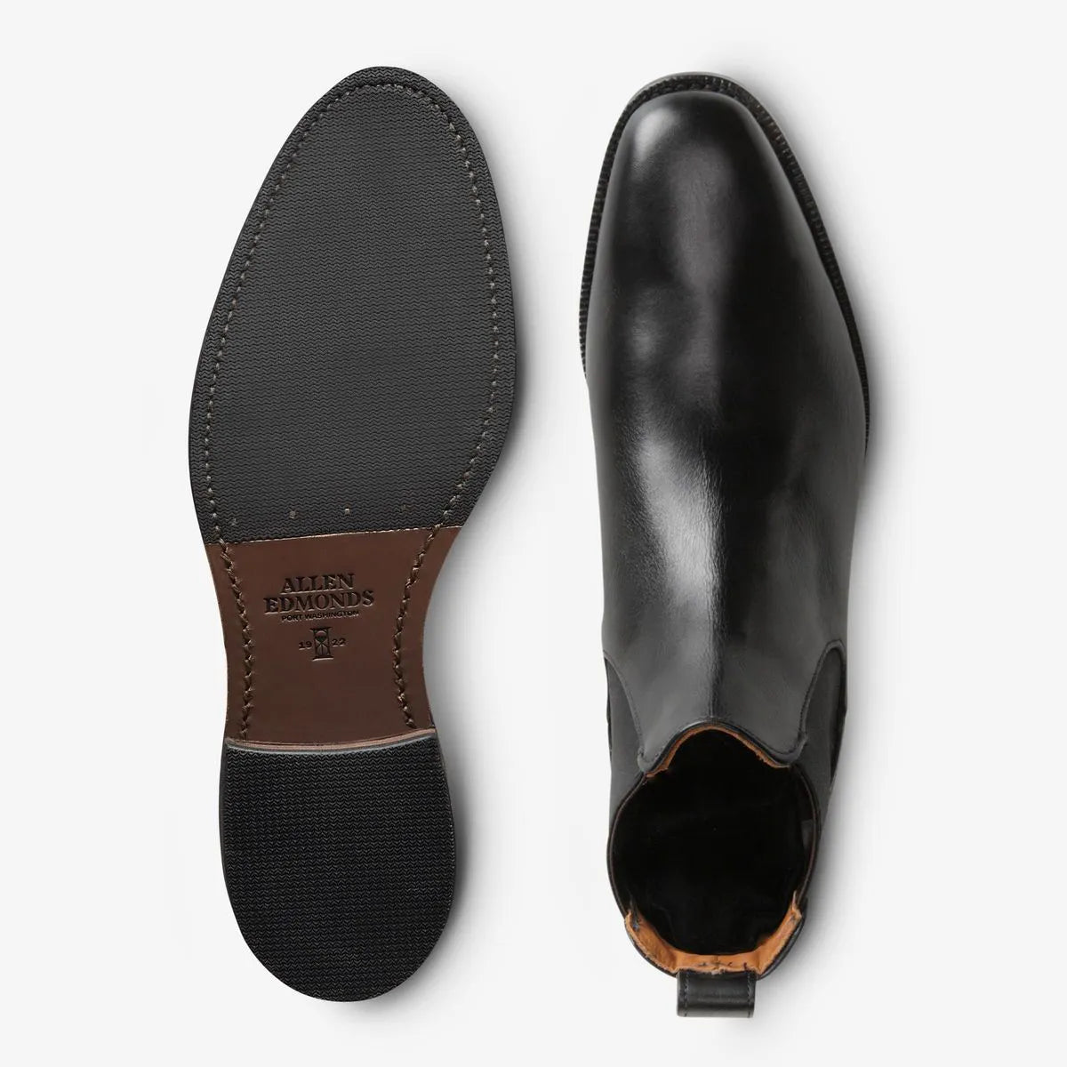 Liverpool Chelsea Dress Boot - Black Leather