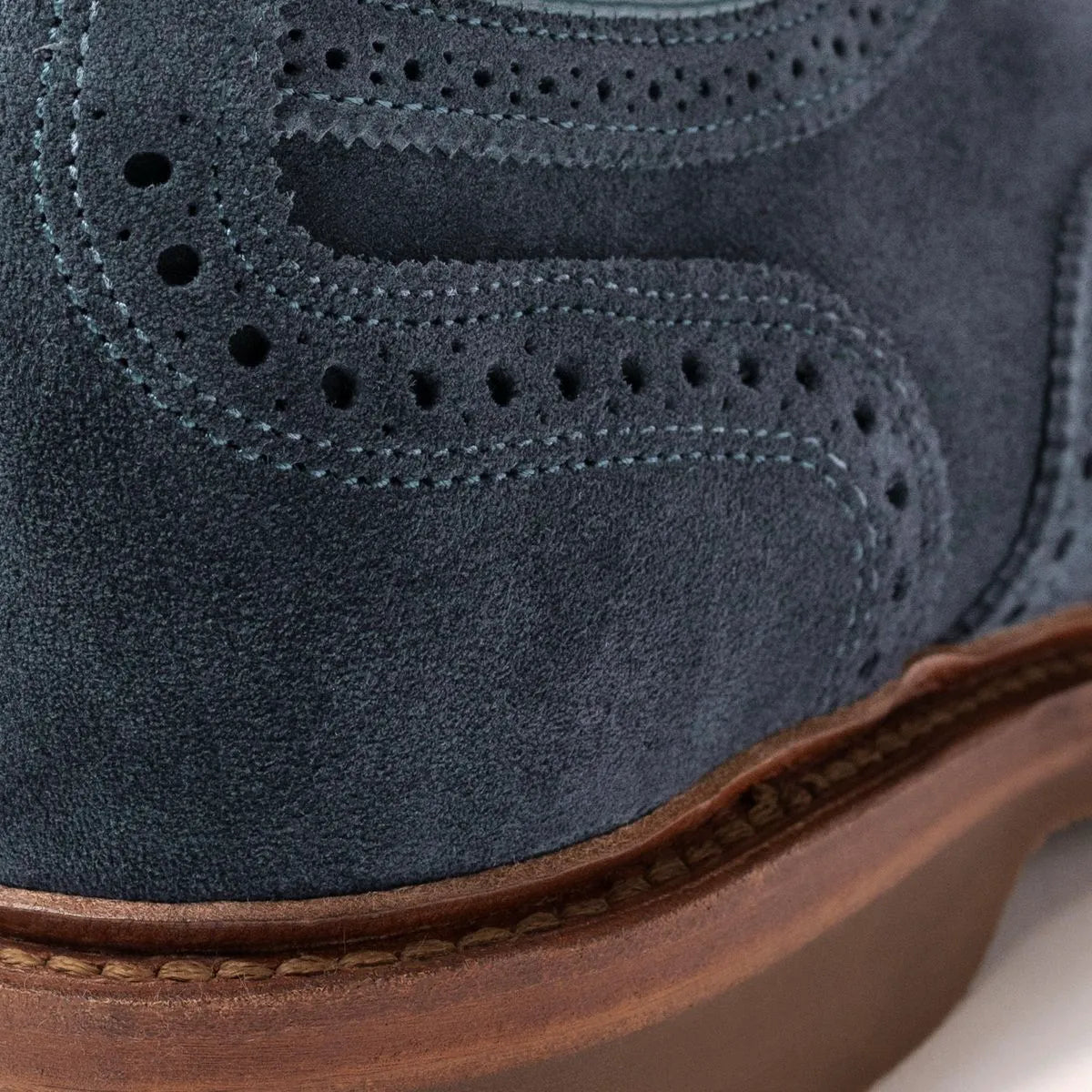 Strand Verse Cap-toe Oxford Dress Shoe - Navy Suede