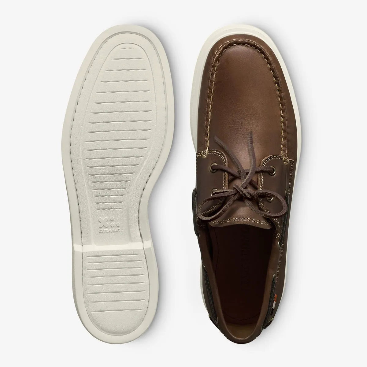Panama Boat Shoe - Natural Brown Leather