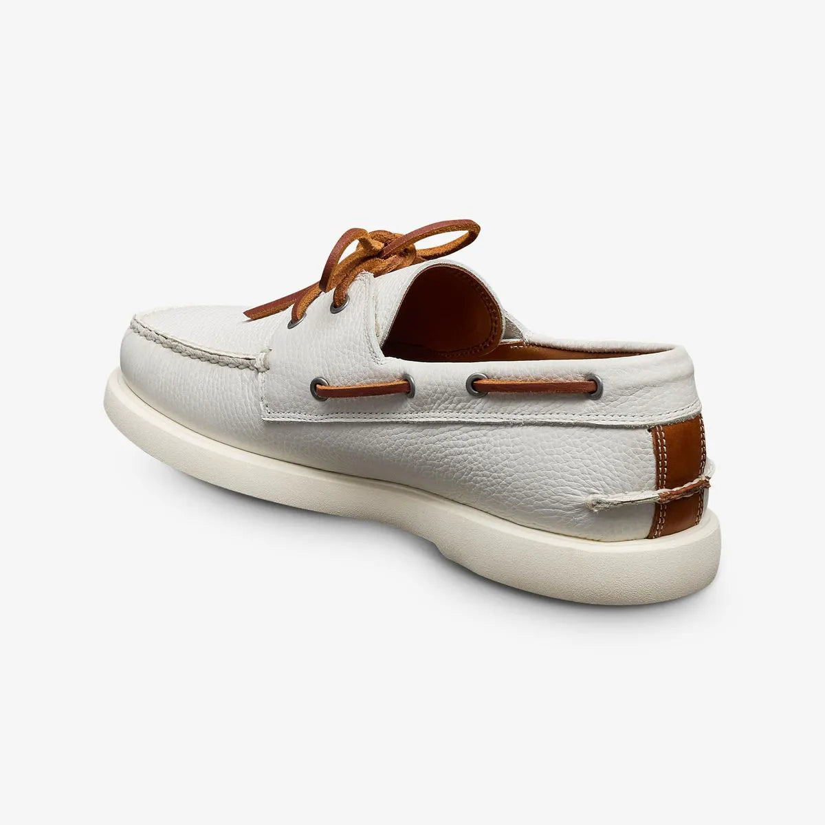 Panama Boat Shoe - White Leather