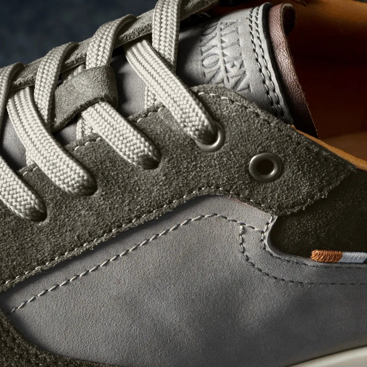 Lionel Lace-up Sneaker - Grey Suede