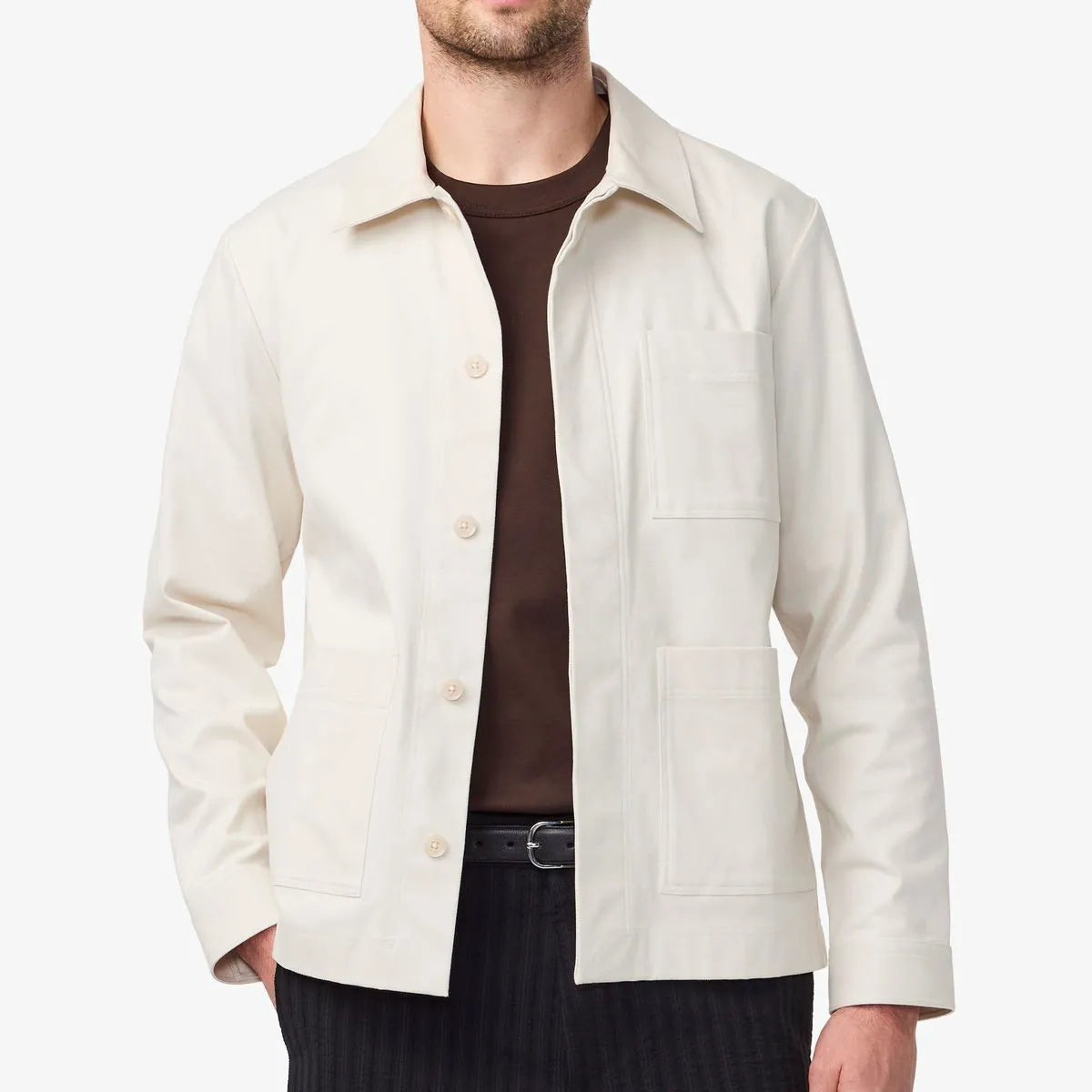 NN07 Olav Overshirt - Ivory