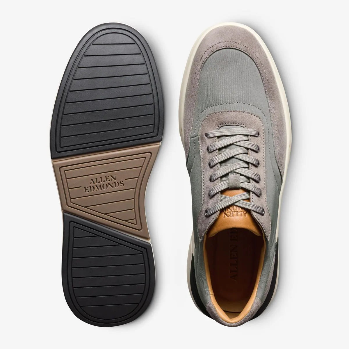 Gramercy Sport Sneaker - Light Grey Fabric & Suede