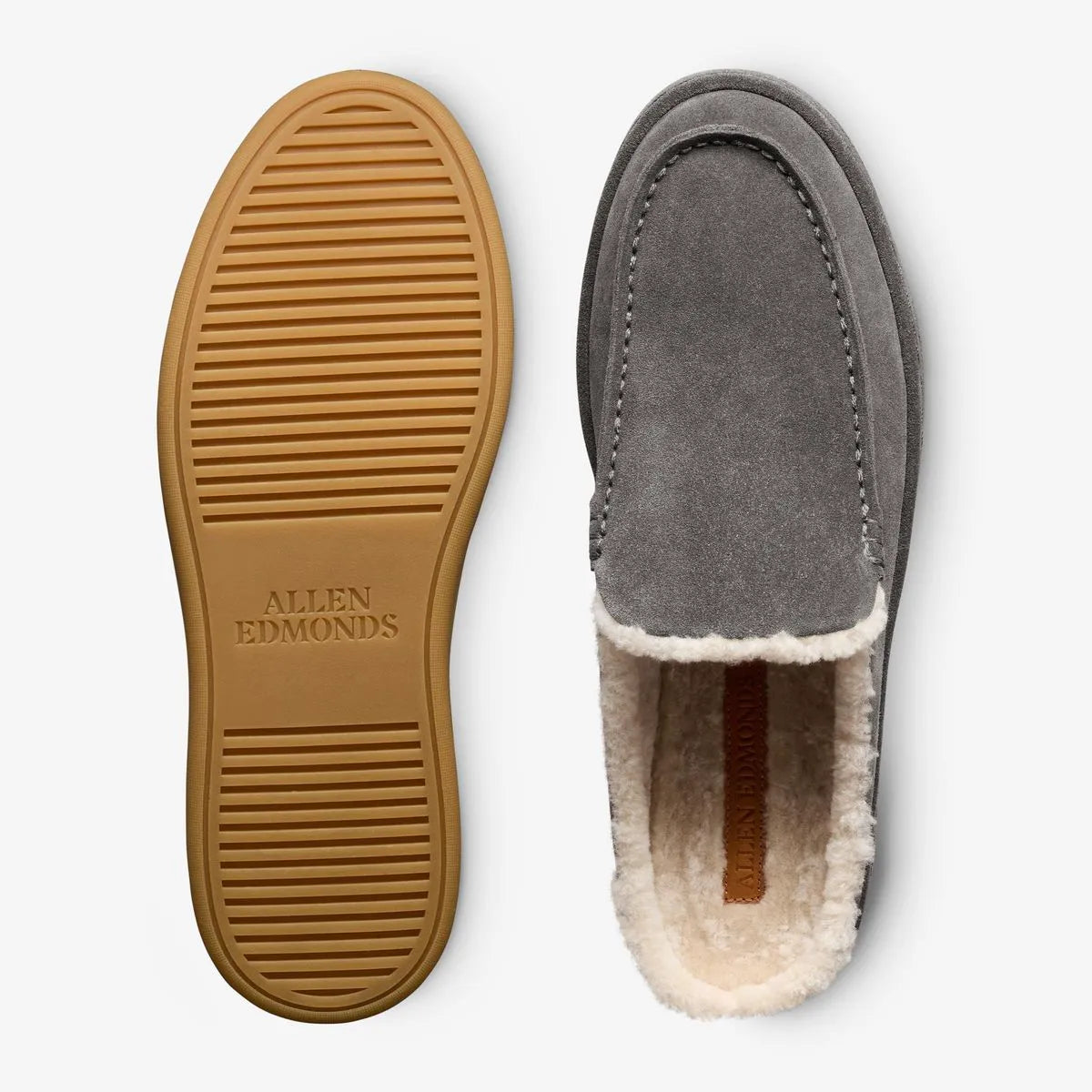 Bowen Slipper - Dark Grey Suede