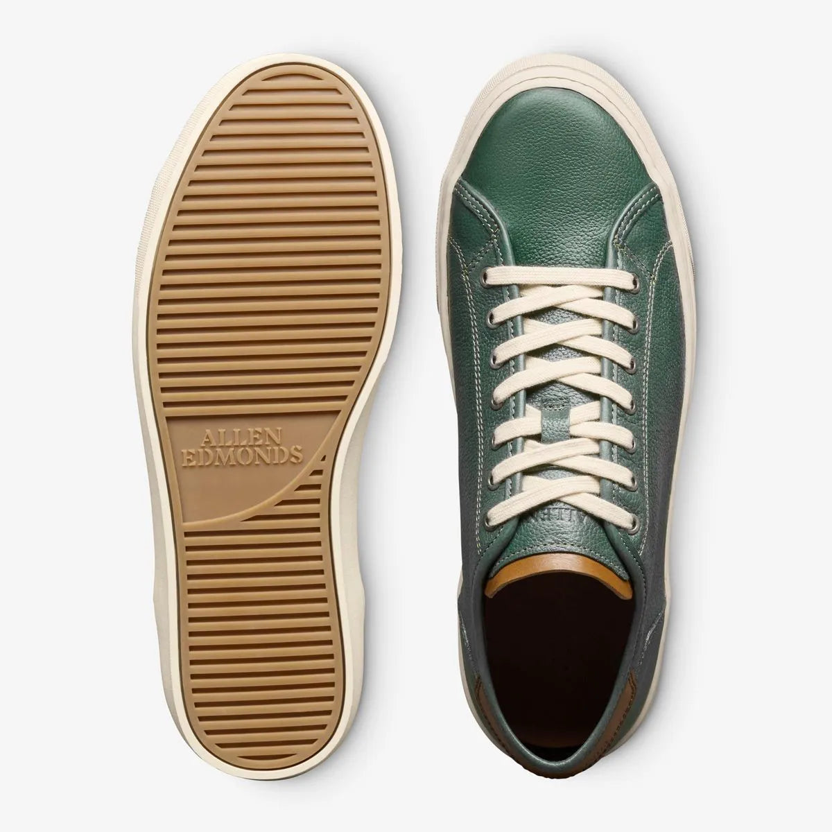 Jones Lace-up Sneaker - Bottle Green Leather