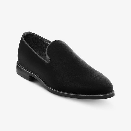 Robinson Smoking Slip-on Loafer - Black Velvet