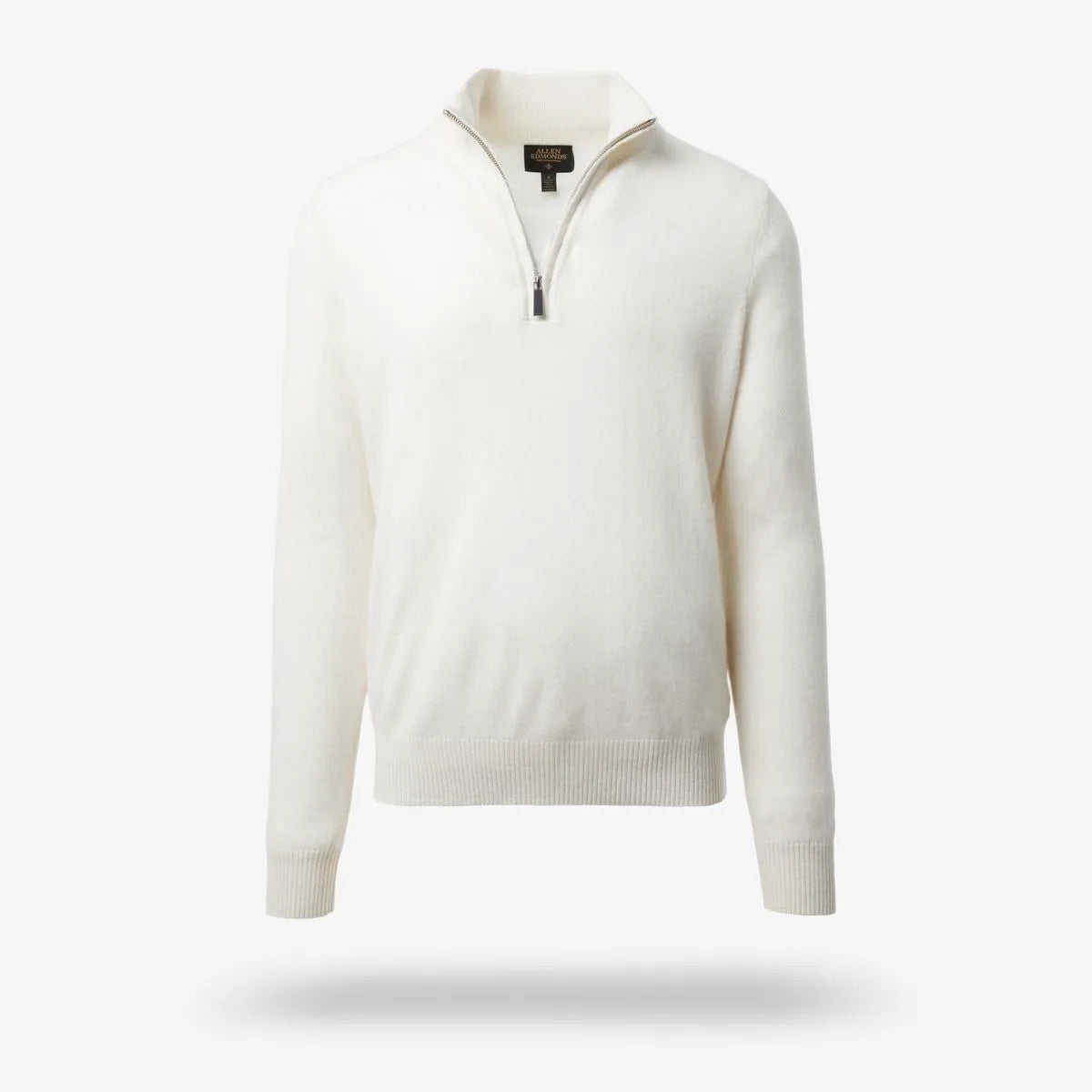 Cashmere Quarter-zip Sweater - Off White