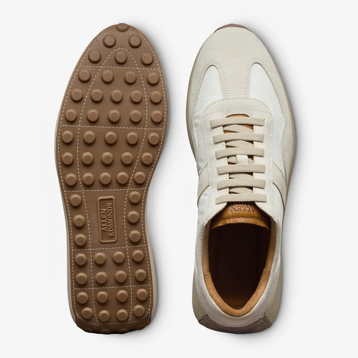 Luka Slip-on Stretch-lace Sneaker - White Nylon & Suede