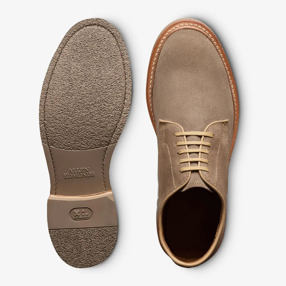 Amesbury Plain-toe Derby Dress Shoe - Tobacco Suede