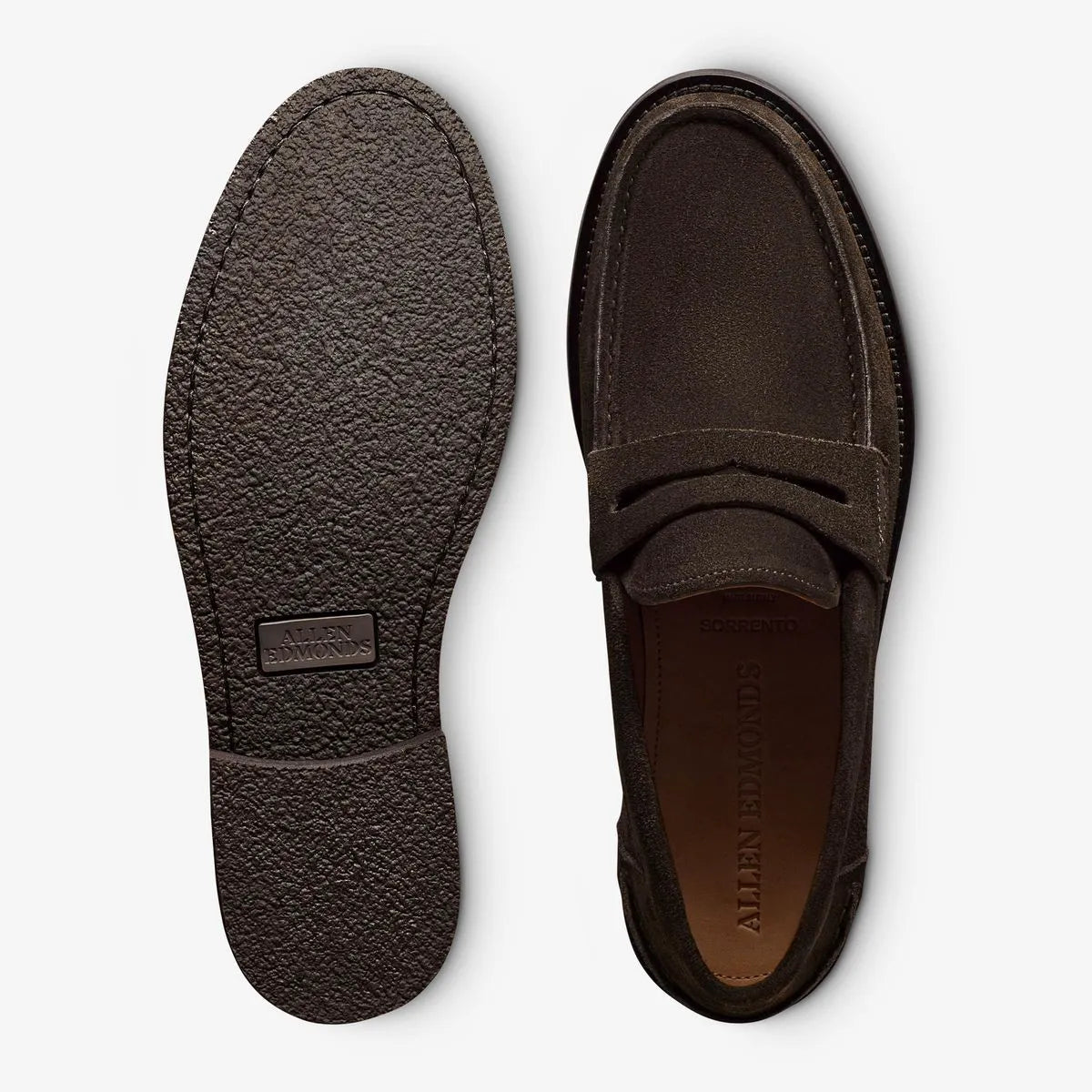 Sorrento Penny Loafer - Bitter Chocolate Suede