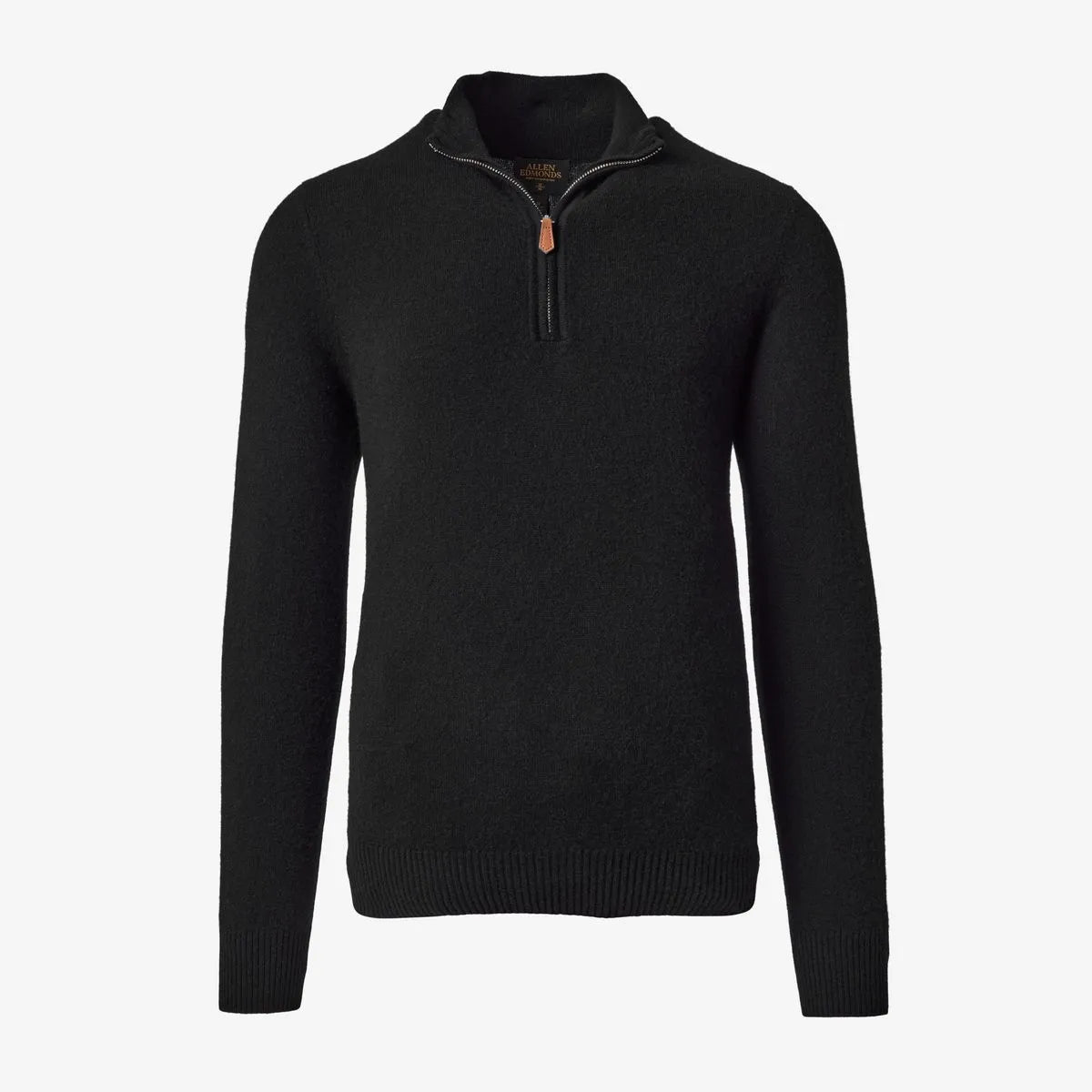 Cashmere Quarter-zip Sweater - Black