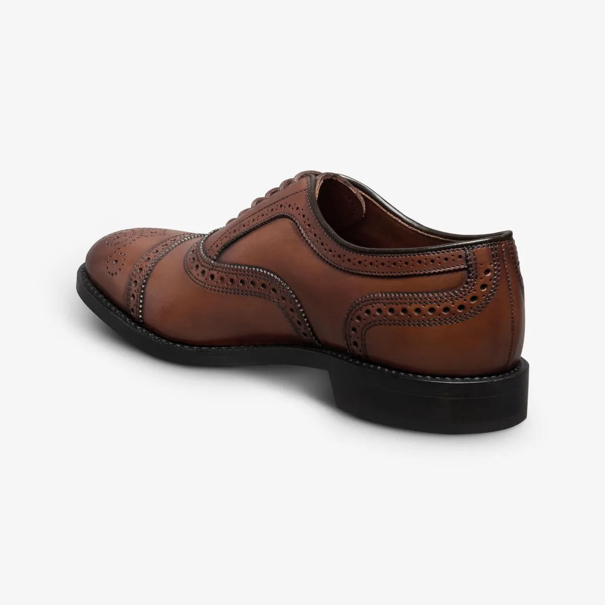 Strand Cap-toe Oxford Dress Shoe - Chili Leather