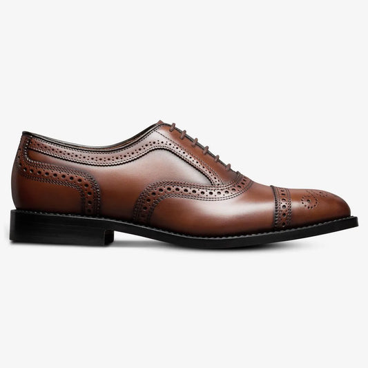 Strand Cap-toe Oxford Dress Shoe - Chili Leather