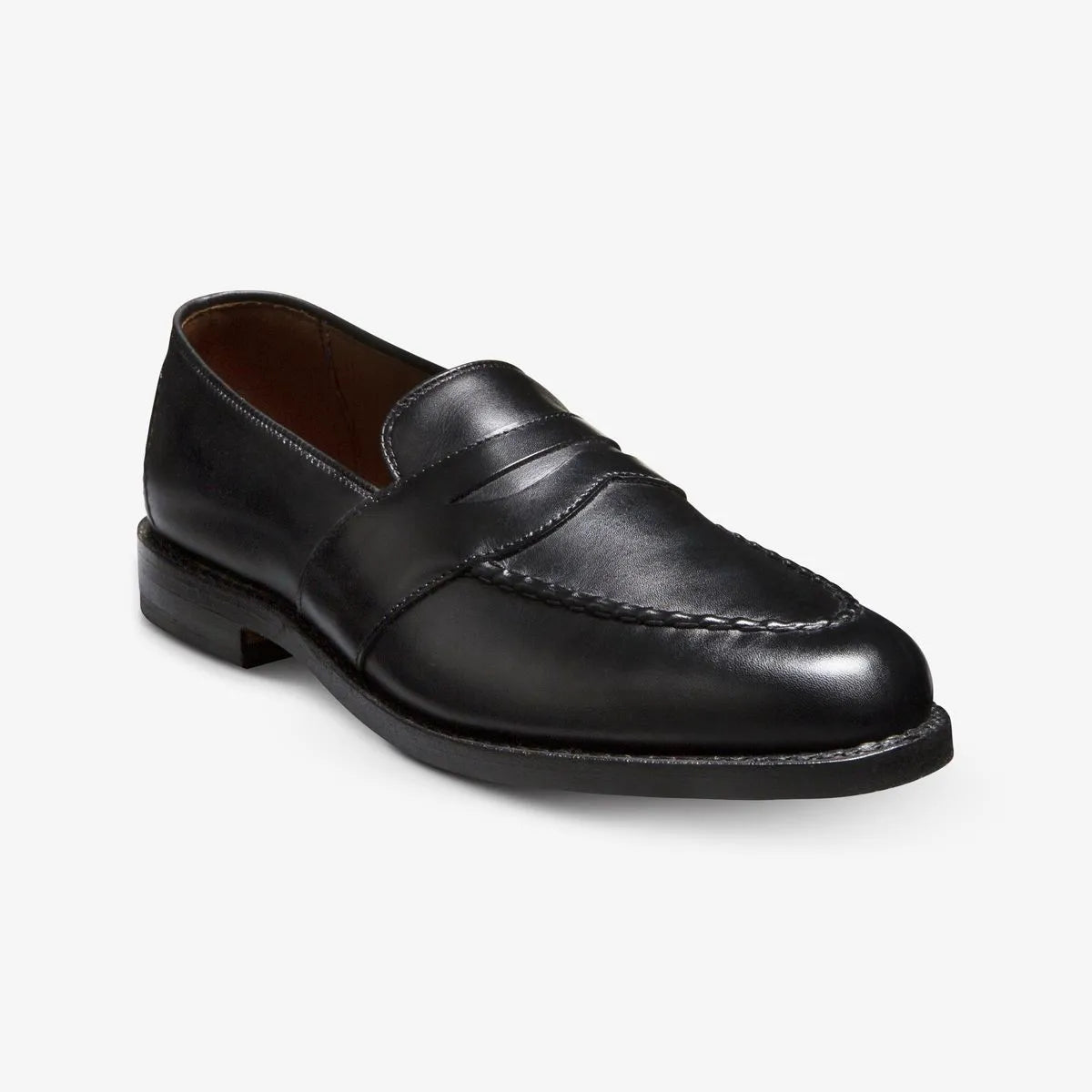 Randolph Penny Loafer - Black Leather