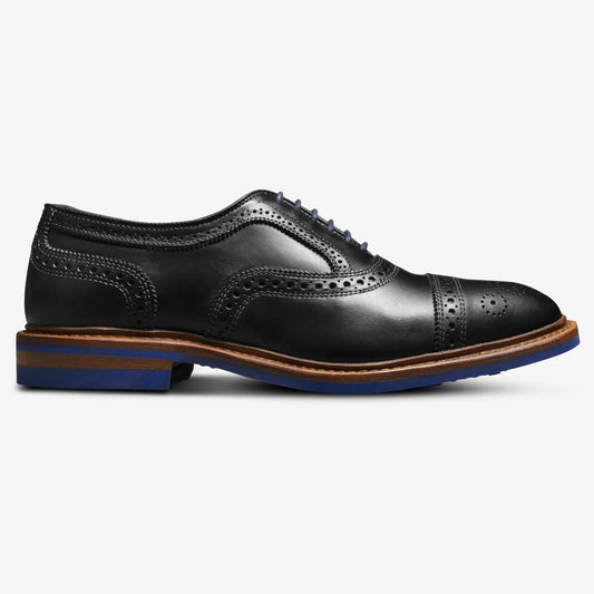 Strandmok Cap-toe Oxford with Dainite Rubber Sole - Black Chromexcel Leather