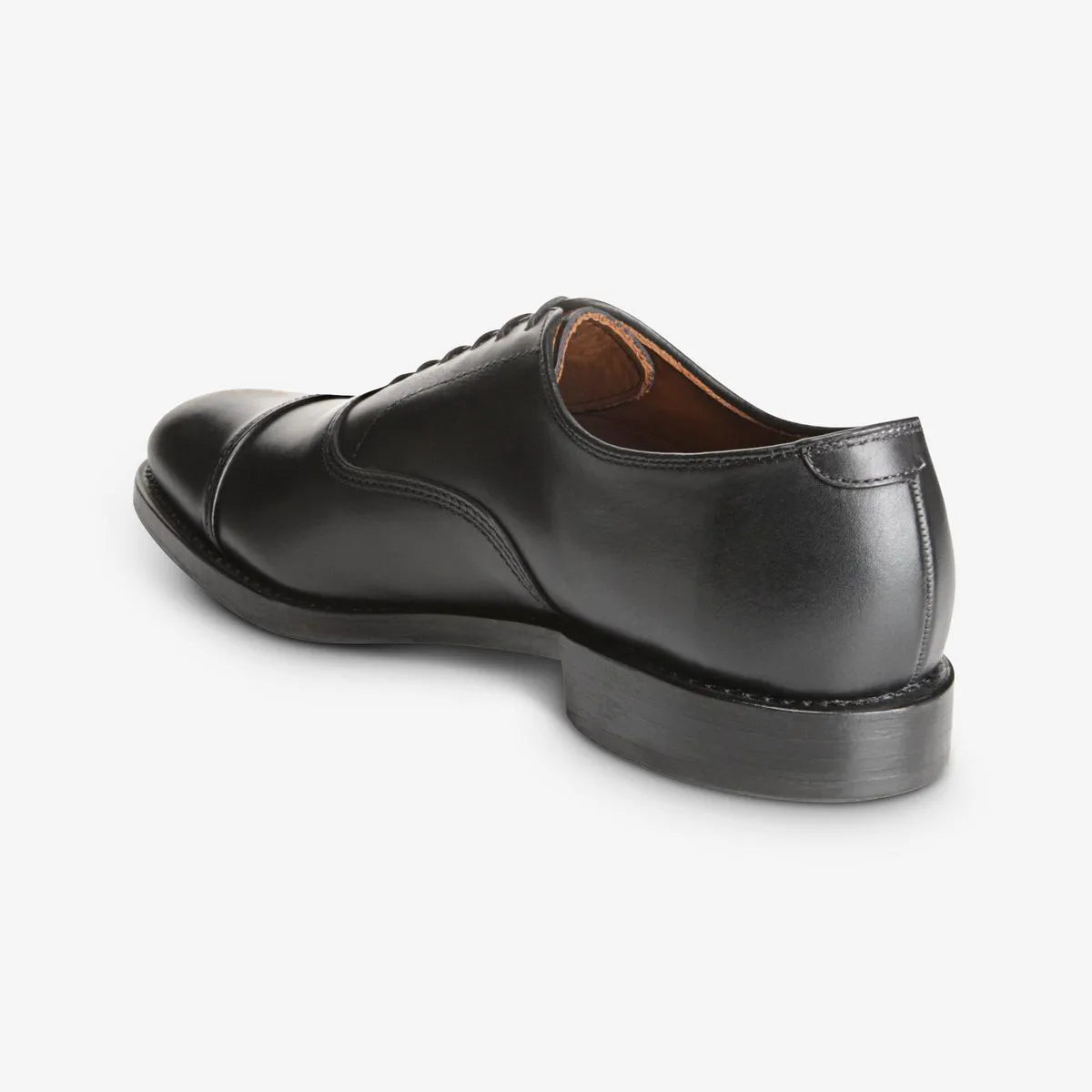 Park Avenue Oxford Dress Shoe with Combination Tap Sole - Black Leather