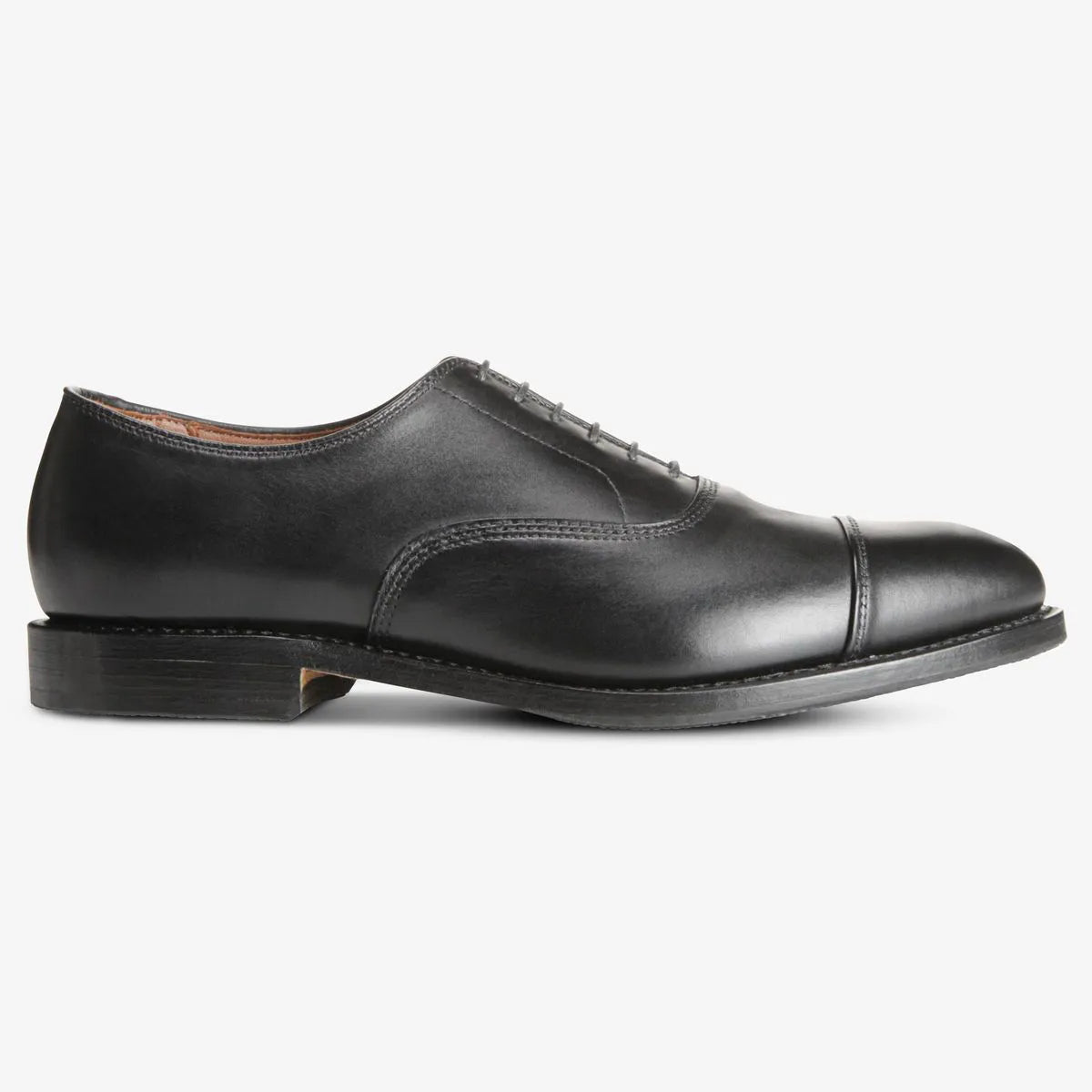 Park Avenue Oxford Dress Shoe with Combination Tap Sole - Black Leather
