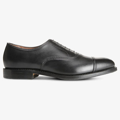 Park Avenue Oxford Dress Shoe with Combination Tap Sole - Black Leather