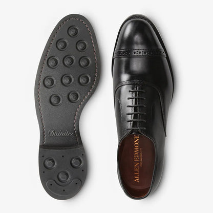 Fifth Avenue Cap-toe Oxford Dress Shoe with Dainite Sole - Black Leather