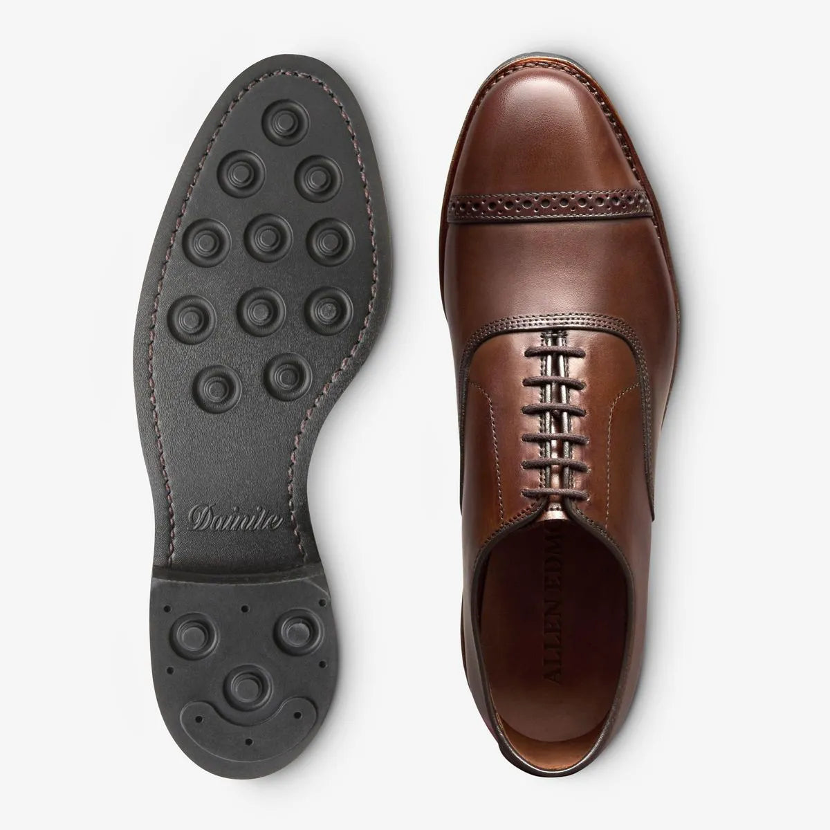 Fifth Avenue Cap-toe Oxford Dress Shoe with Dainite Sole - Chili Leather