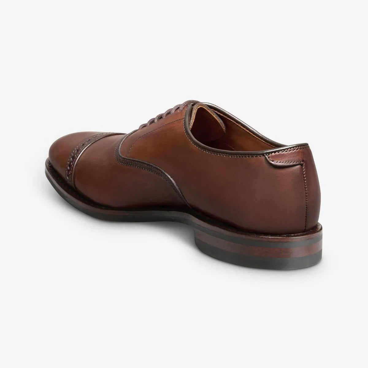 Fifth Avenue Cap-toe Oxford Dress Shoe with Dainite Sole - Chili Leather