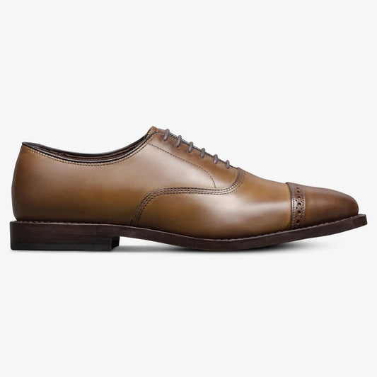 Fifth Avenue Cap-toe Oxford Dress Shoe - Walnut Brown Leather