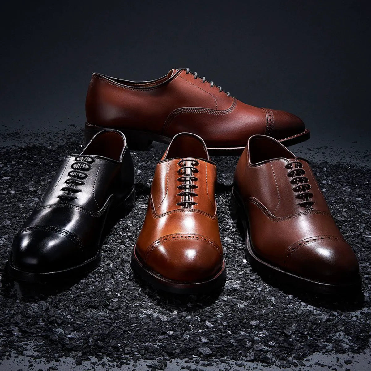 Fifth Avenue Cap-toe Oxford Dress Shoe - Chili Leather