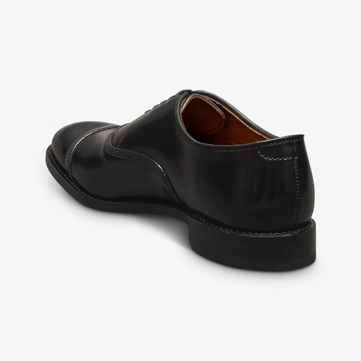 Park Avenue Shell Cordovan Cap-toe Oxford Dress Shoe - Black Cordovan Leather