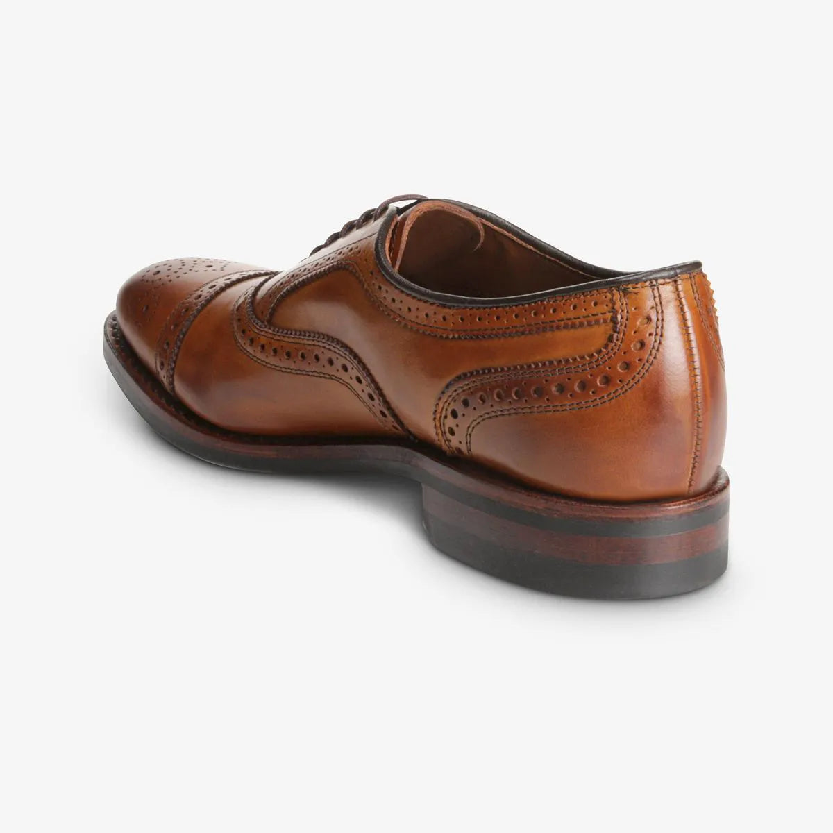 Strand Cap-toe Oxford Dress Shoe with Dainite Sole - Walnut Brown Leather