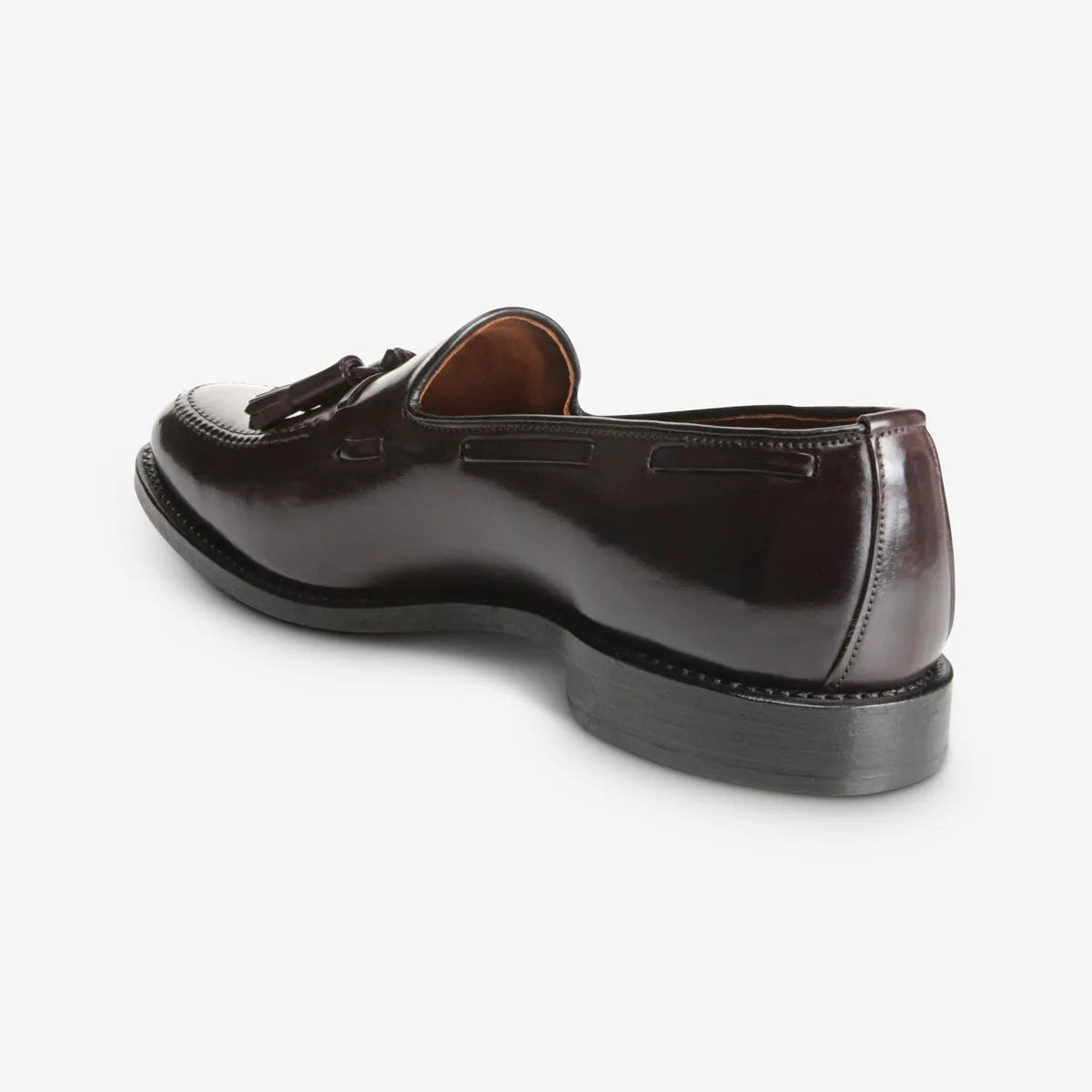 Grayson Shell Cordovan Tassel Loafer - Burgundy Cordovan Leather
