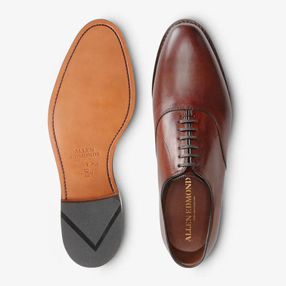 Carlyle Plain-toe Oxford Dress Shoe - Chili Leather