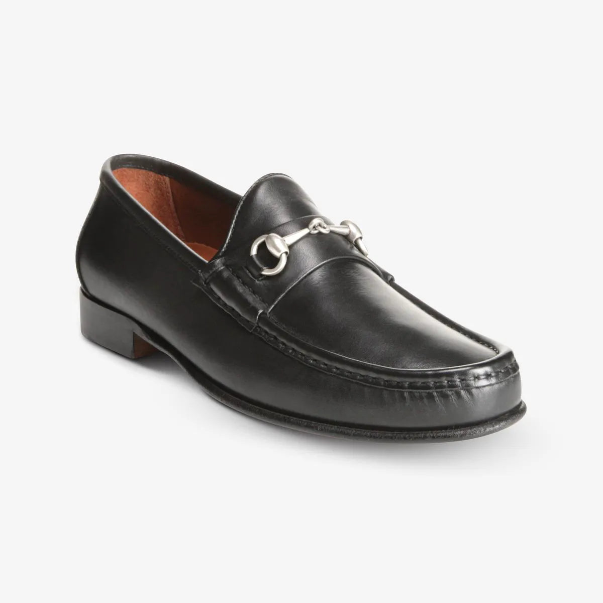 Verona II Italian Bit Loafer - Black Leather