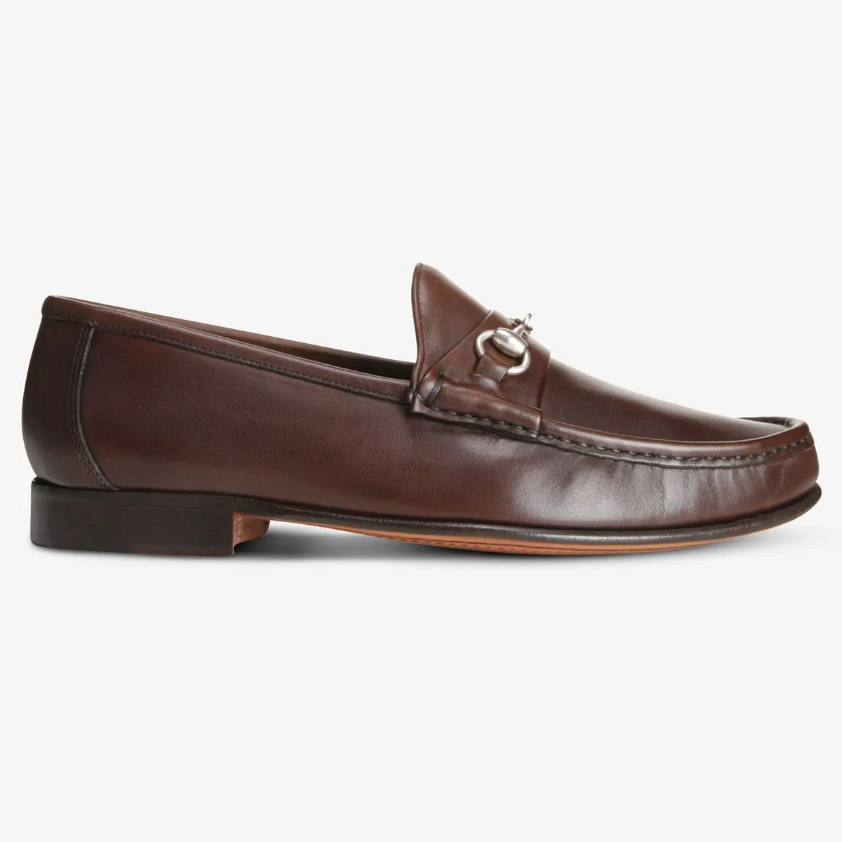 Verona II Italian Bit Loafer - Brown Leather