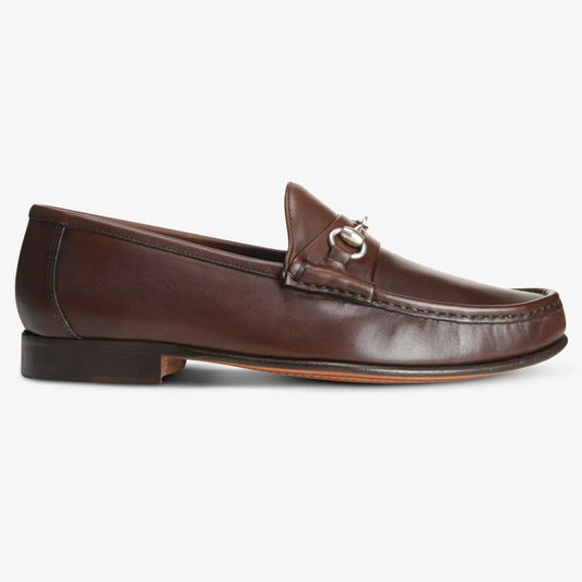 Verona II Italian Bit Loafer - Brown Leather