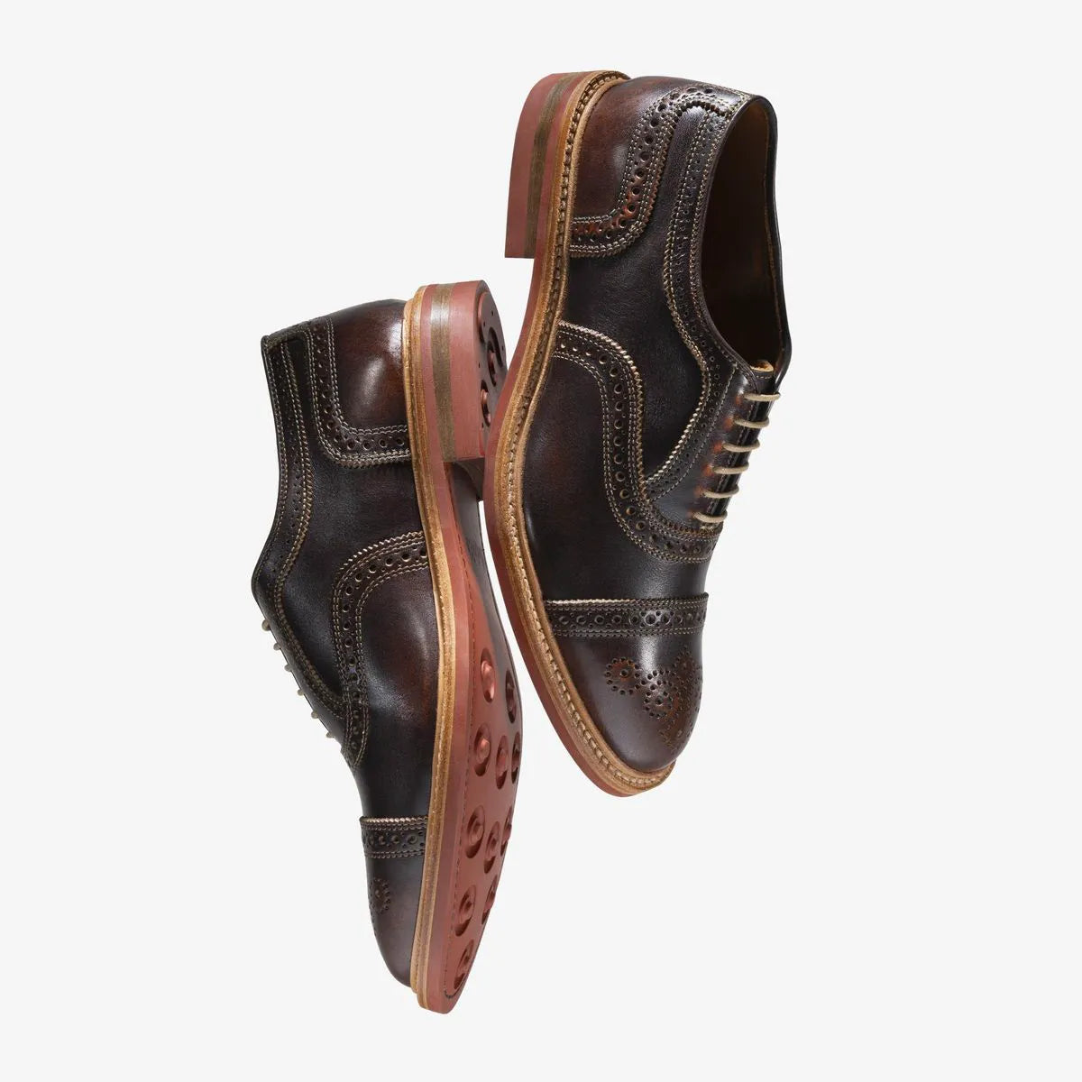 Factory Second Strandmok Cap-toe Oxford - Brown