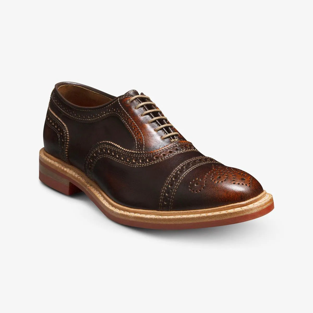 Factory Second Strandmok Cap-toe Oxford - Brown