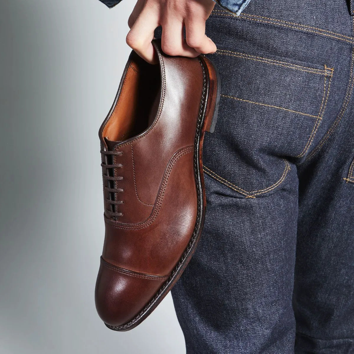 Factory Second Park Avenue Cap-Toe Oxford - Chili