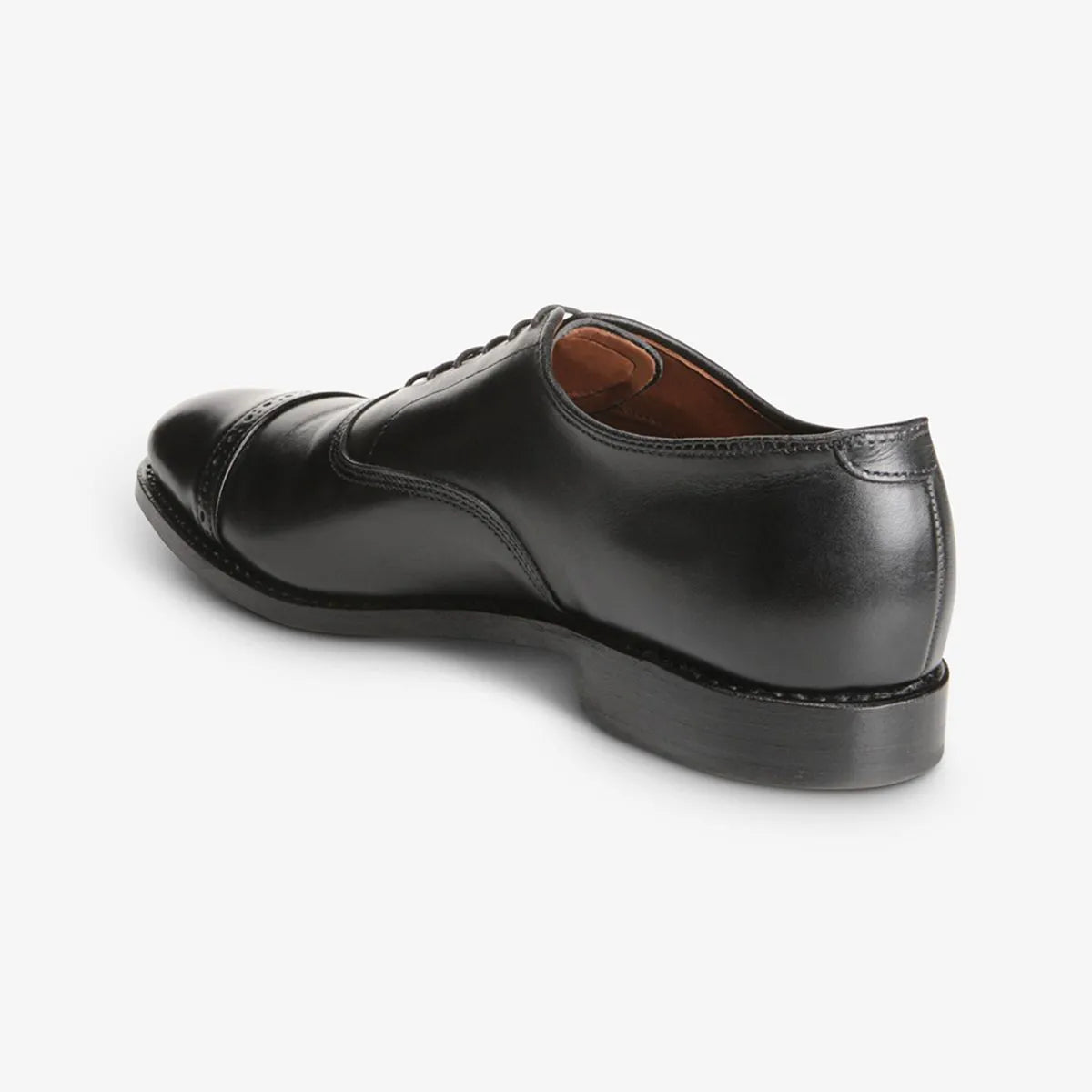 Factory Second Fifth Avenue Cap-toe Oxford Dress Shoe - Black Leather