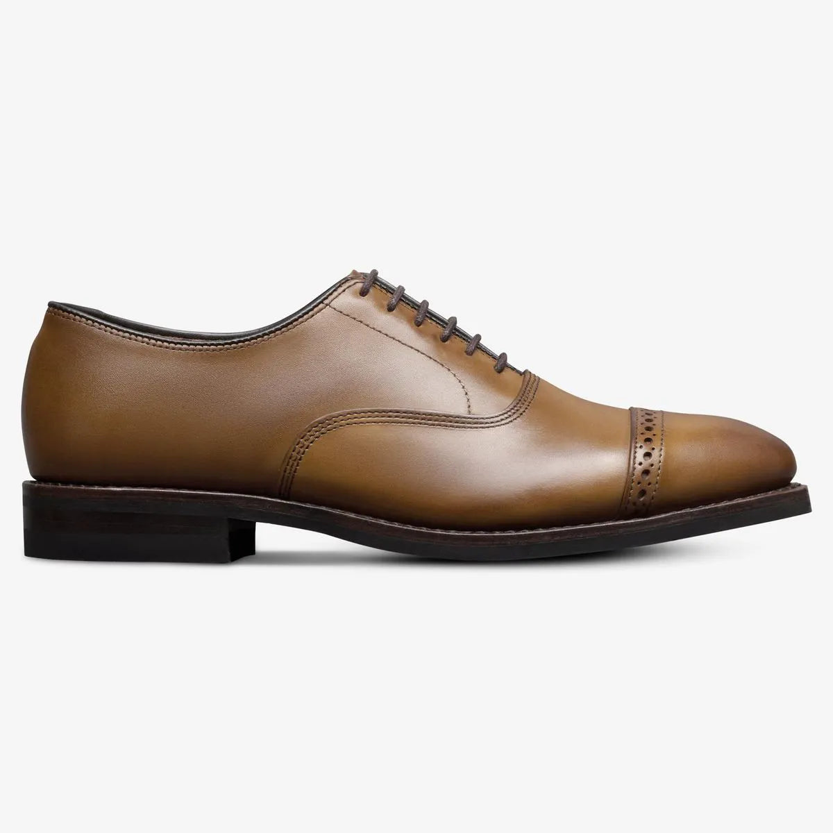 Factory Second Fifth Avenue Oxford with Dainite Rubber Sole - Walnut Brown Leather