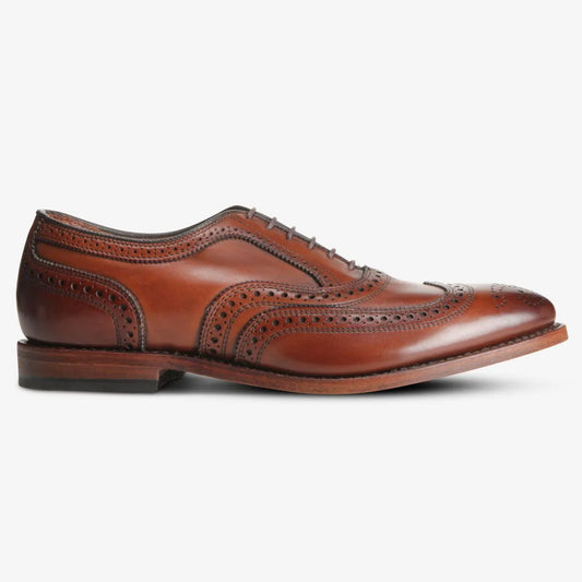 Factory Second McAllister Wingtip Oxford Dress Shoe - Chili