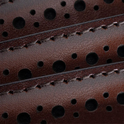 Manistee Dress Belt - Chili Leather