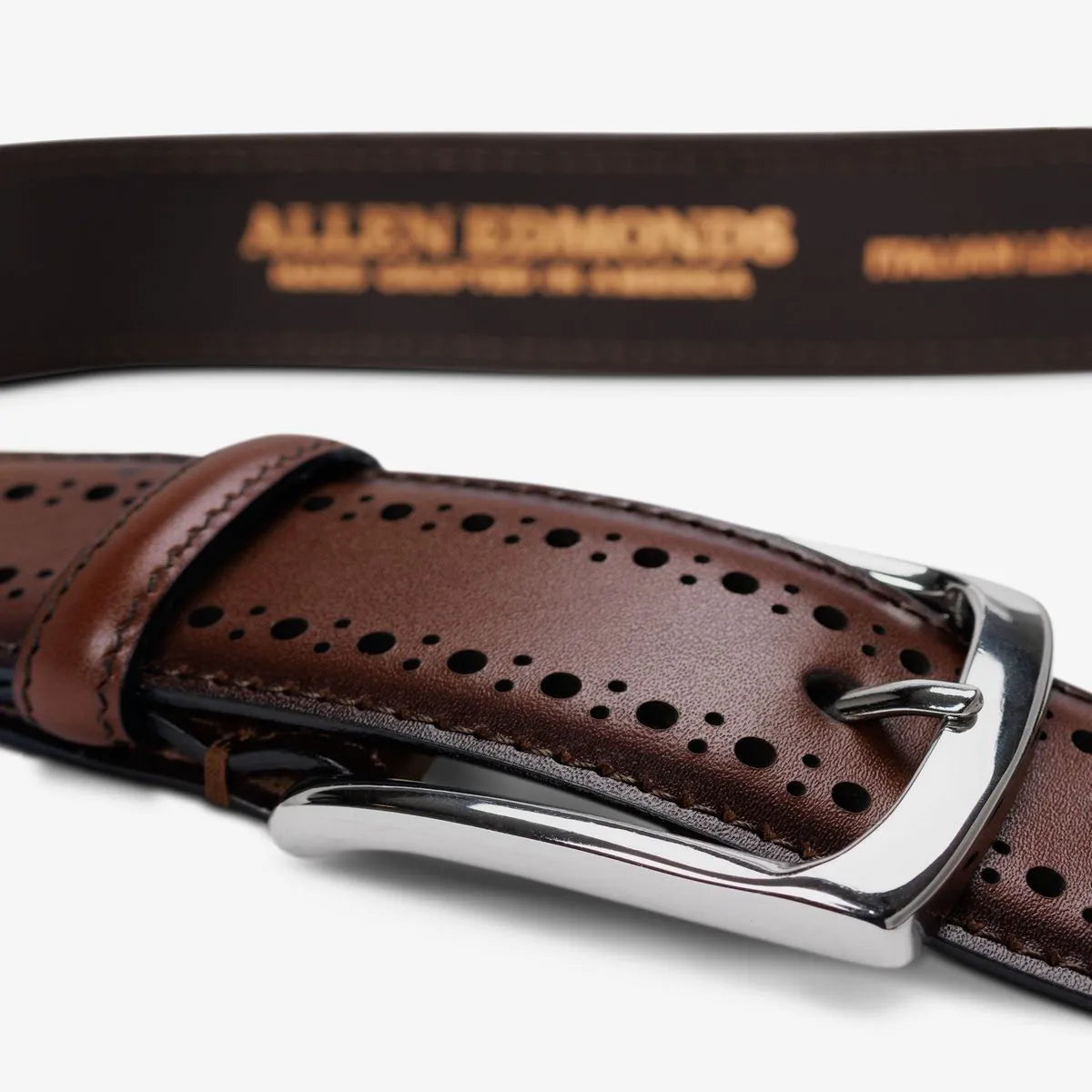 Manistee Dress Belt - Chili Leather