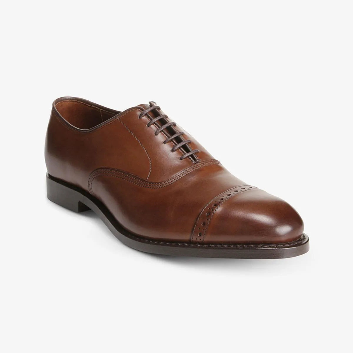 Fifth Avenue Cap-toe Oxford Dress Shoe - Coffee Brown Leather