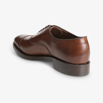 Fifth Avenue Cap-toe Oxford Dress Shoe with Dainite Sole - Coffee Brown Leather