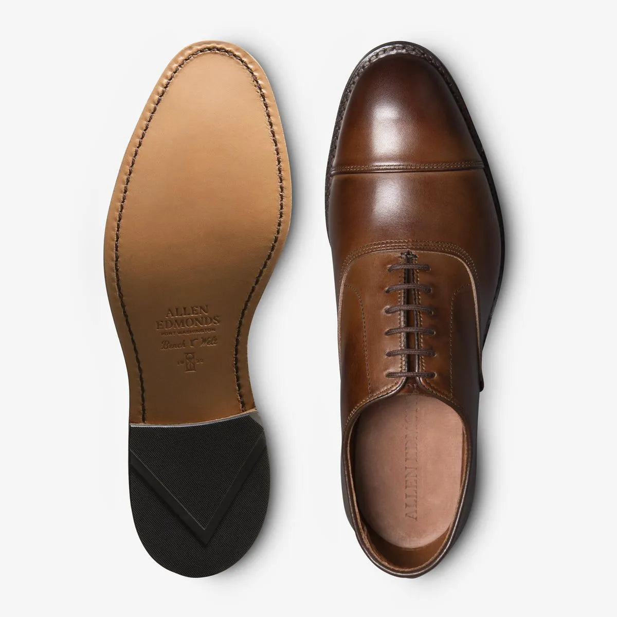 Park Avenue Cap-toe Oxford Dress Shoe - Coffee Brown Leather