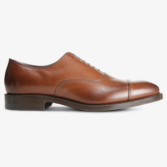 Park Avenue Cap-toe Oxford Dress Shoe with Dainite Sole - Coffee Brown Leather