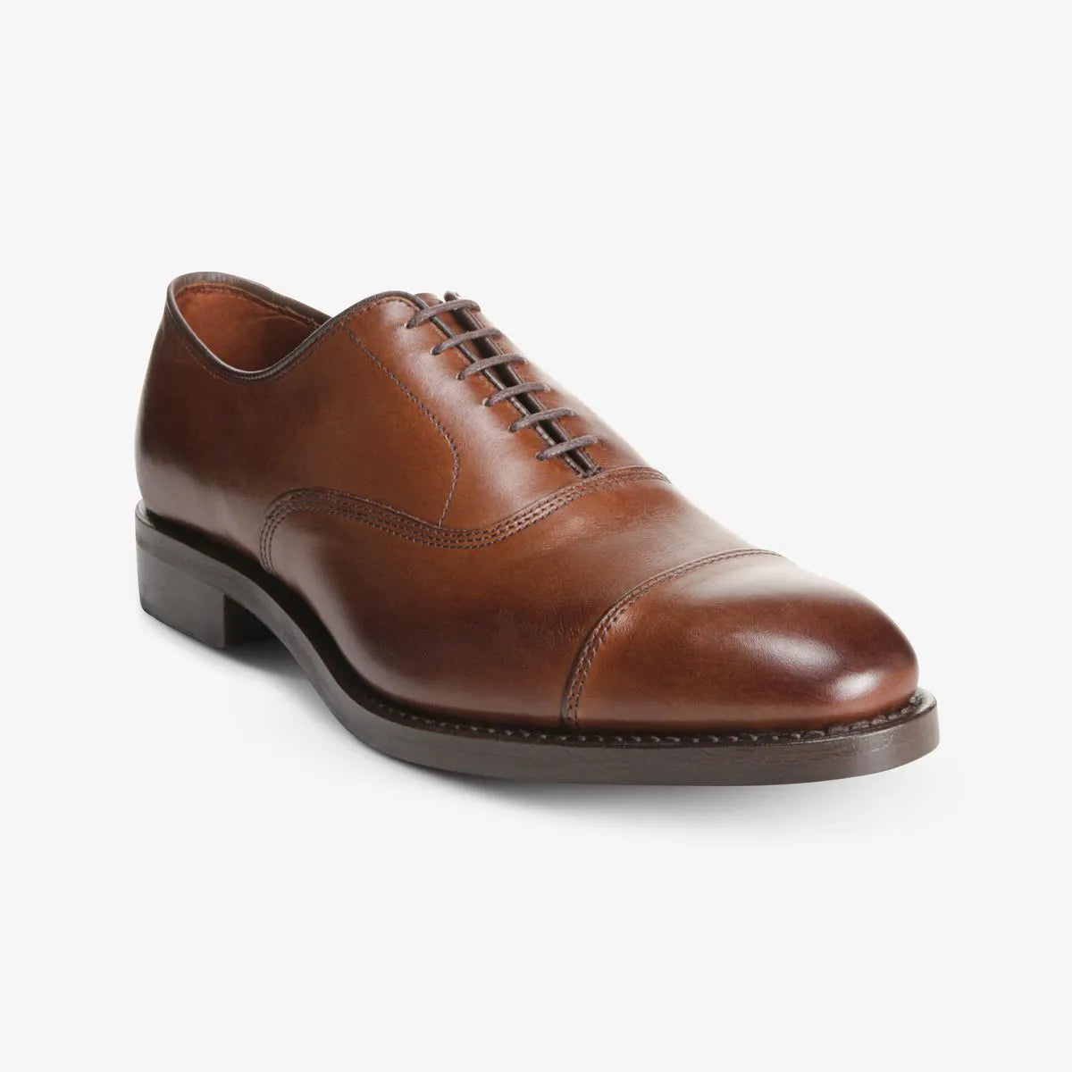 Park Avenue Cap-toe Oxford Dress Shoe with Dainite Sole - Coffee Brown Leather