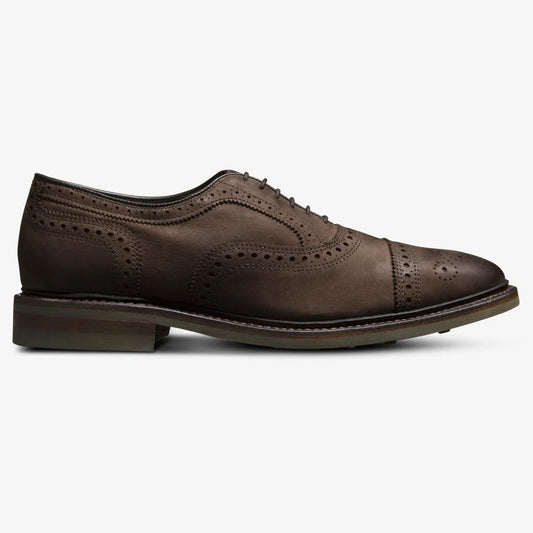 Strandmok Cap-toe Oxford with Dainite Rubber Sole - Brown Nubuck