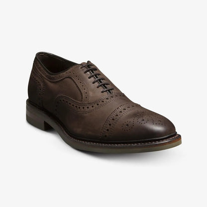 Strandmok Cap-toe Oxford with Dainite Rubber Sole - Brown Nubuck