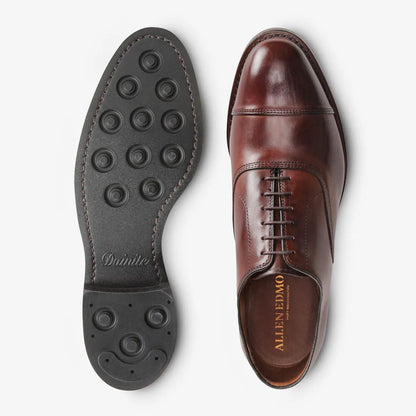 Park Avenue Cap-toe Oxford Dress Shoe with Dainite Sole - Chili Leather